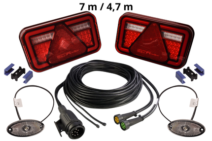 Aspock LED Beleuchtungsset - Aspock Multiled 4 - 13-polig - Plug & Play - Inklusive Positionsleuchten