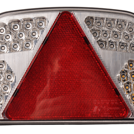 Aspock LED Rückleuchte  mit allen Funktionen - 244x149x48 mm - links