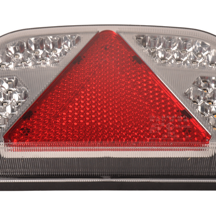 Aspock LED Rückleuchte  mit allen Funktionen - 244x149x48 mm - links