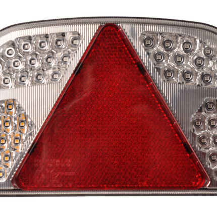 Aspock LED Rückleuchte rechts mit allen Funktionen - 55 Leds - 244x149x48 mm