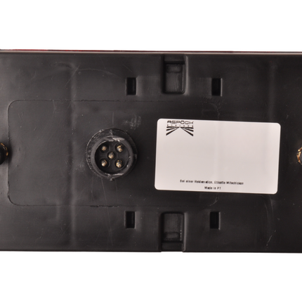 Aspock Midipoint 1  Rückleuchte - 24-6210-007 - 5-polig - Rechts - 220x100x52 mm