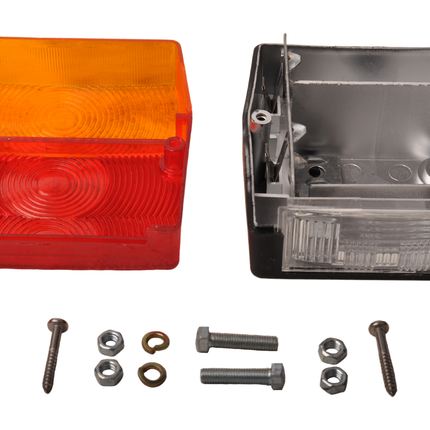 Aspock Minipoint Rückleuchte Minipoint links/rechts mit Tüllenanschluss - 98x90x49 mm