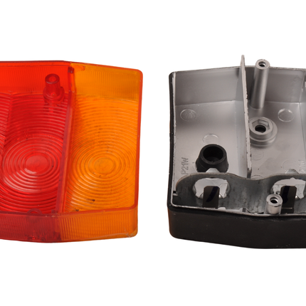 Aspock Minipoint Rückleuchte Minipoint links/rechts mit Tüllenanschluss - 98x90x49 mm