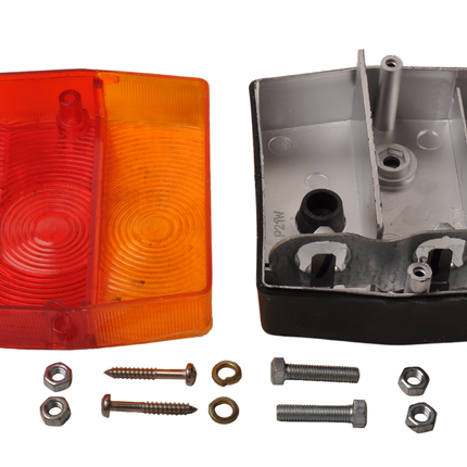 Aspock Minipoint Rückleuchte Minipoint links/rechts mit Tüllenanschluss - 98x90x49 mm