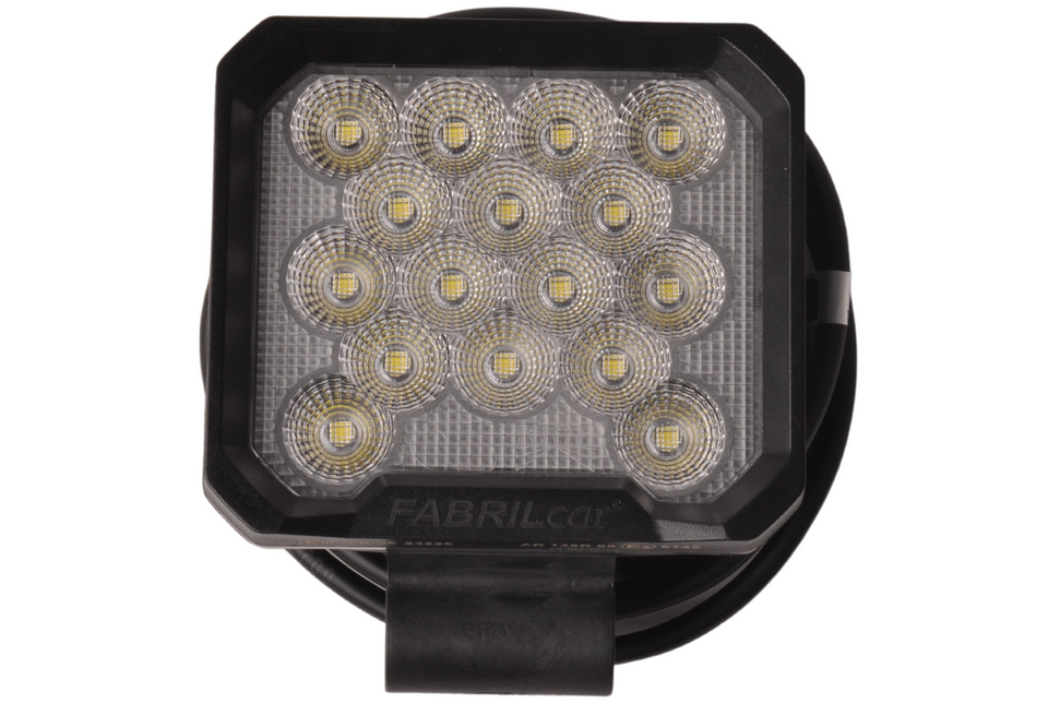 Aspock Premium LED Arbeitsscheinwerfer Anhänger - 138x110x40 mm - 2500 Lumen 16 Leds - 150 cm Kabel