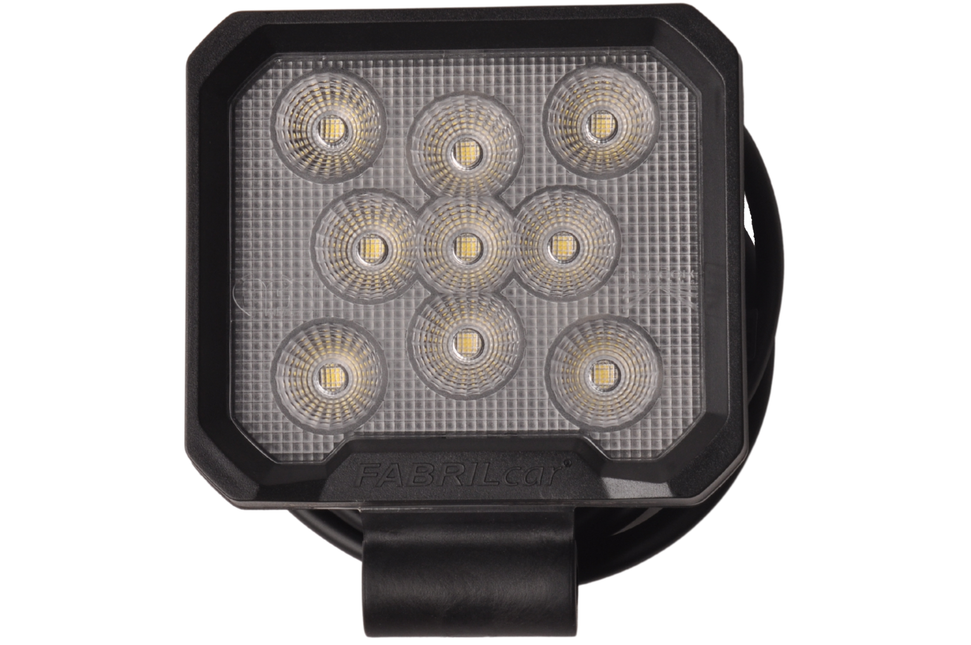 Aspock Premium LED Arbeitsscheinwerfer Anhänger - 1500 Lumen - 9 Leds - 138x110x40 mm