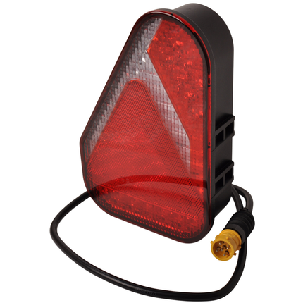 Aspock Rückleuchte - Aspock Earpoint LED - links - 146x219x52,5 mm - inklusive Nebelschlussleuchte