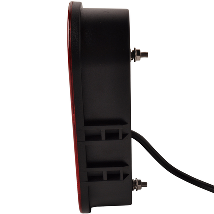 Aspock Rückleuchte - Aspock Earpoint LED - links - 146x219x52,5 mm - inklusive Nebelschlussleuchte