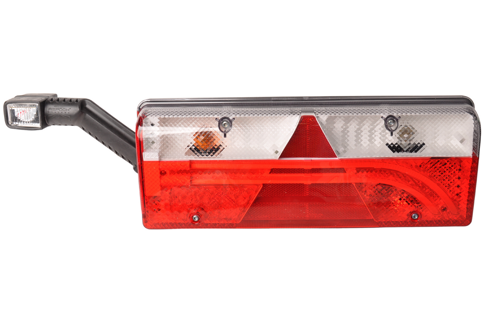 Aspock Rückleuchte - Aspock Europoint 3 LED - links - 24V - ASS2 7-poliger Steckverbinder - inklusive Markierungsleuchte