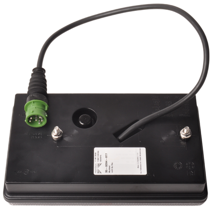 Aspock Rückleuchte - Aspock MultiLED 2 - rechts - 240x140x54 mm - vollständig LED - 8-poliger Steckverbinder - 50 cm Kabel