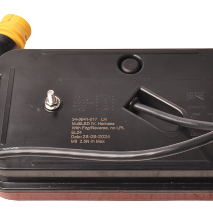 Aspock Rückleuchte - Aspock MultiLED 4 - links - 241x141x71 mm - 7-poliger ASS2 Stecker - wasserdicht