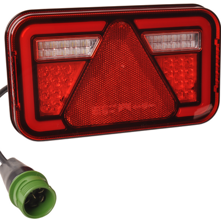 Aspock Rückleuchte - Aspöck MultiLED 4 - rechts - 241x141x71 mm - 7-poliger ASS2 Bajonettanschluss - wasserdicht