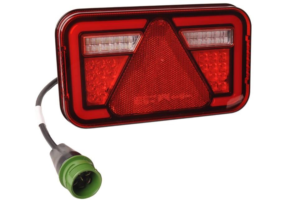 Aspock Rückleuchte - Aspock MultiLED 4 - rechts - 241x141x71 mm - 7-poliger ASS2 Stecker - wasserdicht