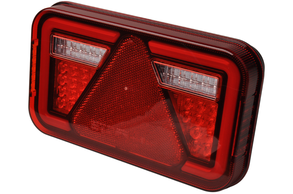 Aspock Rückleuchte - Aspock MultiLED 4 - rechts - 241x141x71 mm - vollständig LED - 5-poliger Steckverbinder