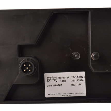 Aspock Rückleuchte - Aspock Multipoint 1 - rechts - 24-5210-007 - 5-poliger Steckverbinder - inklusive Rückfahrleuchte