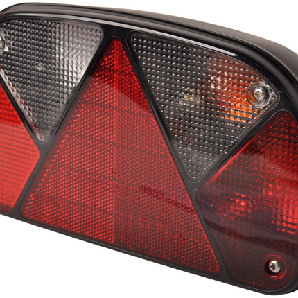 Aspock Rückleuchte - Aspock Multipoint 2 - rechts - 24-7210-007 - 5-poliger Steckverbinder - inklusive Rückfahrleuchte