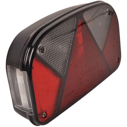 Aspock Rückleuchte - Aspock Multipoint 2 - rechts - 24-7210-007 - 5-poliger Steckverbinder - inklusive Rückfahrleuchte