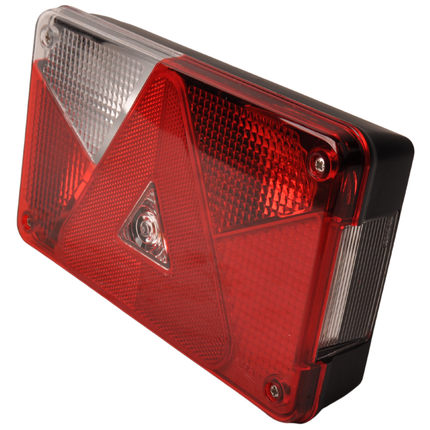 Aspock Rückleuchte - Aspock Multipoint 5 - links - 5-poliger Steckverbinder - inklusive Nebelschlussleuchte