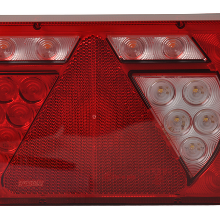 Aspock Rückleuchte - Aspock - rechts - 236x140x52 mm - Aspöck 8-poliger Steckverbinder - mit integriertem Widerstand