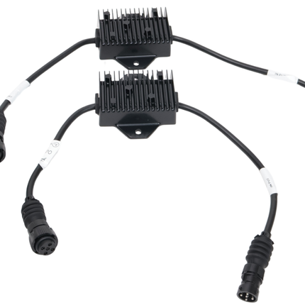 Aspock Set mit 2 Aspöck LED Kontrollbox 5-poliger Anschluss - 12/24V
