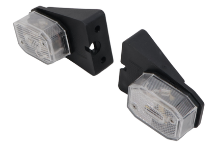 Aspock Set von 2 Aspöck Flexipoint Begrenzungsleuchten - weiß - 50 cm