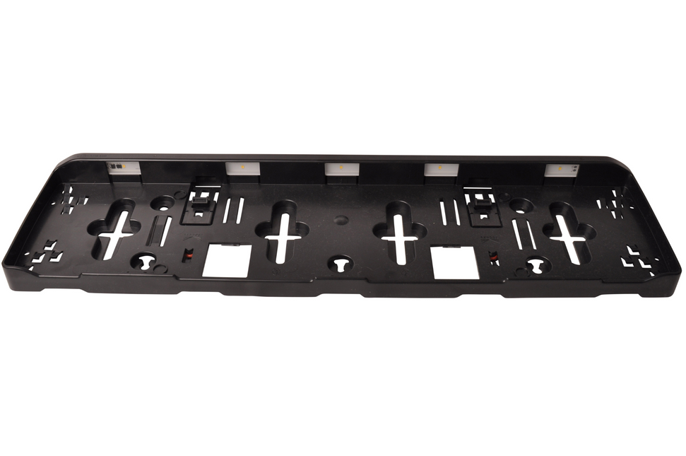Aspock Wasserdichter Kennzeichenhalter inklusive LED-Beleuchtung - 540x145x37 mm