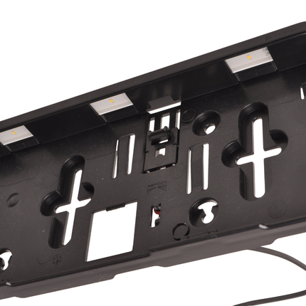 Aspock Wasserdichter Kennzeichenhalter inklusive LED-Beleuchtung - 540x145x37 mm