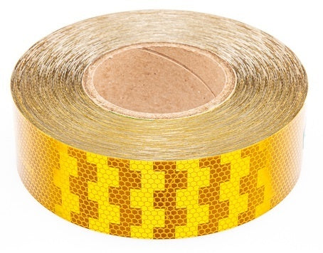Avery 50 Meter reflektierendes Klebeband für harte Oberflächen - orange/gelb