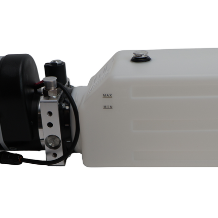 Binotto Hydraulikpumpe - einfachwirkend 12V / 2kW - 8 Liter - POWER-PACK