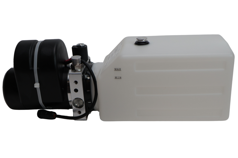 Binotto Hydraulikpumpe - einfachwirkend 12V / 2kW - 8 Liter - POWER-PACK