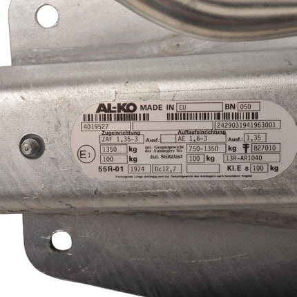 BPW BPW Auflaufeinrichtung für Anhänger -ZAF1,35-3 - maximale Anhängelast: 1350 kg - V-Deichselanschluss