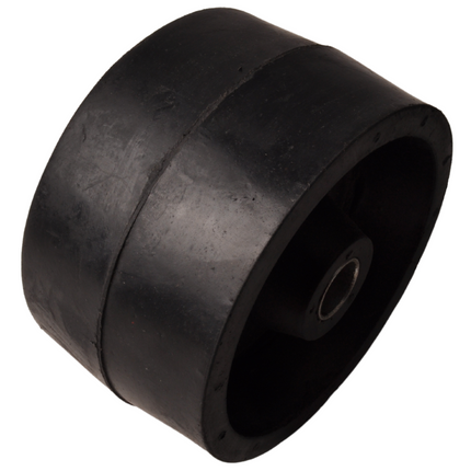Cantonal 115x86 mm Kielrolle schwarz 22 mm Nabendurchmesser