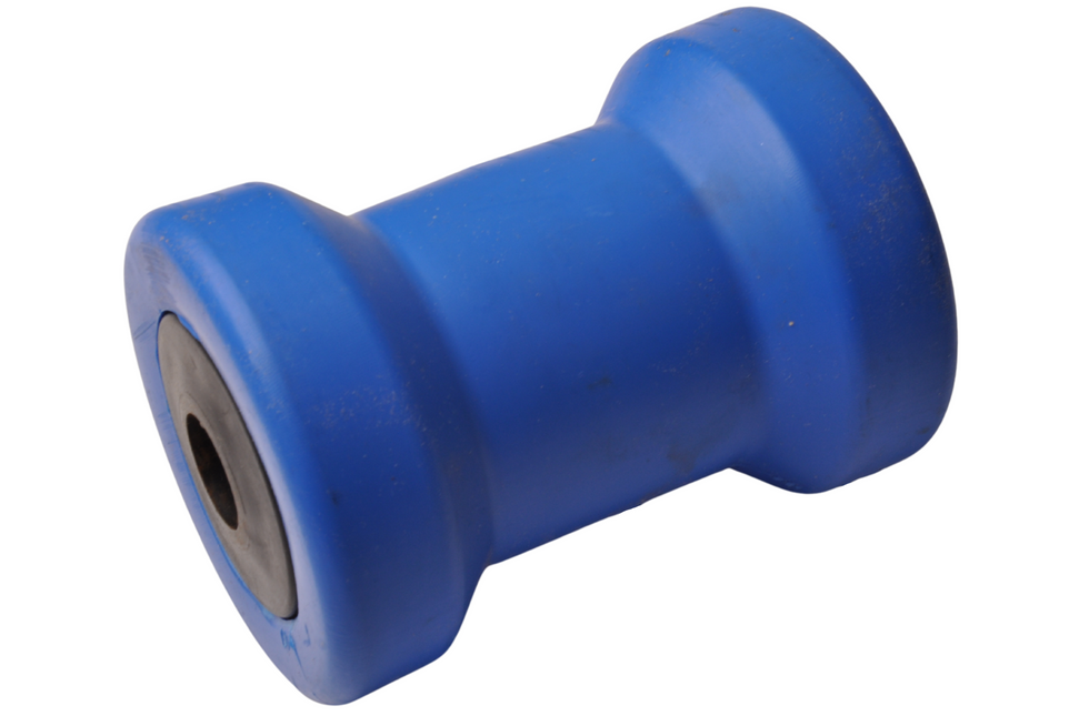 Cantonal 133x75 mm Kielrolle blau 21 mm Nabendurchmesser