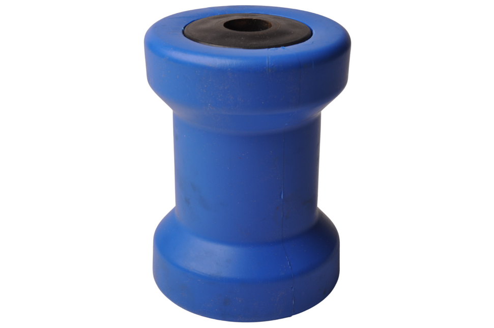 Cantonal 133x75 mm Kielrolle blau 21 mm Nabendurchmesser