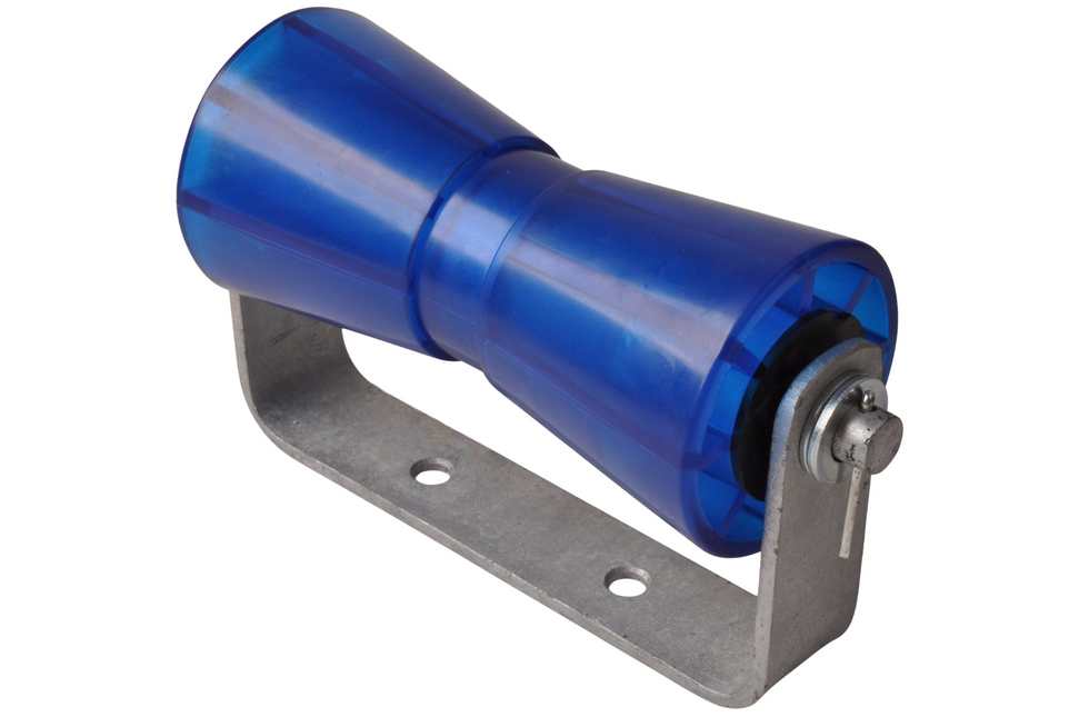 Cantonal 194x90 mm Kielrolle blau komplett auf Träger