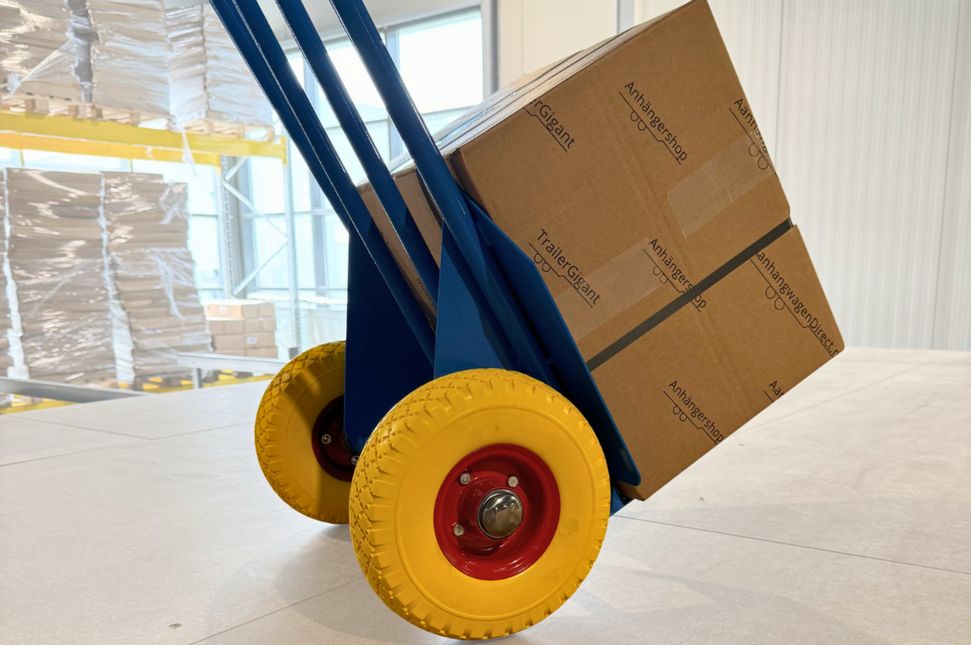 Cantonal 2 Stück pannensichere Vollgummi-Sackkarrenräder 3.00-4 - 20 mm Achse - 75 mm Nabenlänge