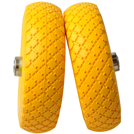 Cantonal 2 Stück Premium Sackkarrenrädern - 3.00-4 - pannensicheren - Nabendurchmesser: 20 mm - Nabenlänge: 55 mm