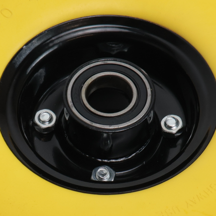 Cantonal 2 Stück Premium-Schubkarrenrädern 3.00-4 - pannensicher - Nabendurchmesser: 25 mm - Nabenlänge: 75 mm