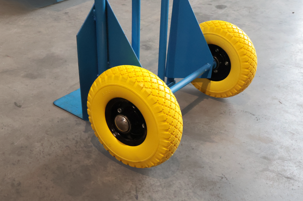 Cantonal 2 Stück Premium-Schubkarrenrädern 3.00-4 - pannensicher - Nabendurchmesser: 25 mm - Nabenlänge: 75 mm