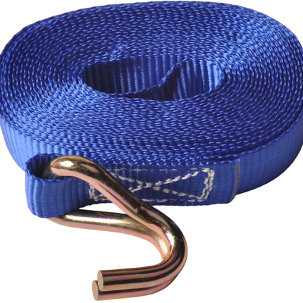 Cantonal 2 Stück Spanngurte - 500x2,5 cm - blau - Bruchlast 1500 kg