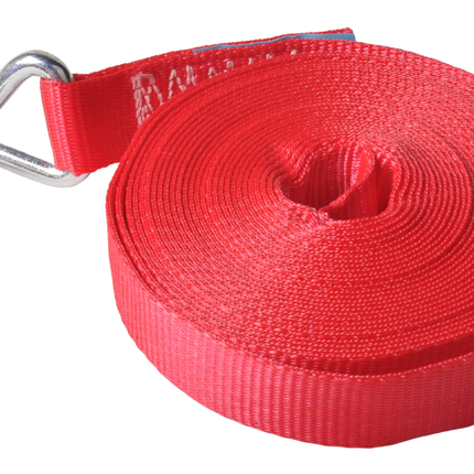 Cantonal 2 Stück Spanngurte - 700x2,5 cm - rot - Bruchlast 750 kg