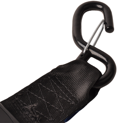 Cantonal 2 Stück Spanngurte automatisch - 180x5 cm - Bruchlast 1500 kg - inkl. S-Haken und Sicherungsfeder