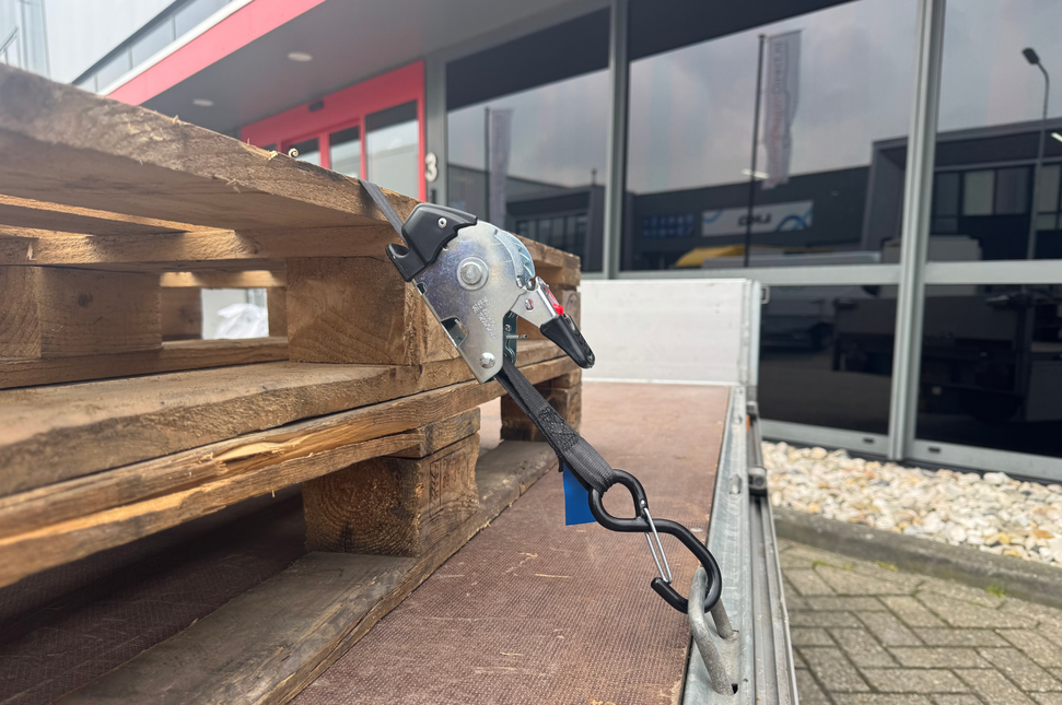 Cantonal 2 Stück Spanngurte automatisch - 300x5 cm - Bruchlast 1500 kg - Inklusive S-Haken und Sicherungsfedern
