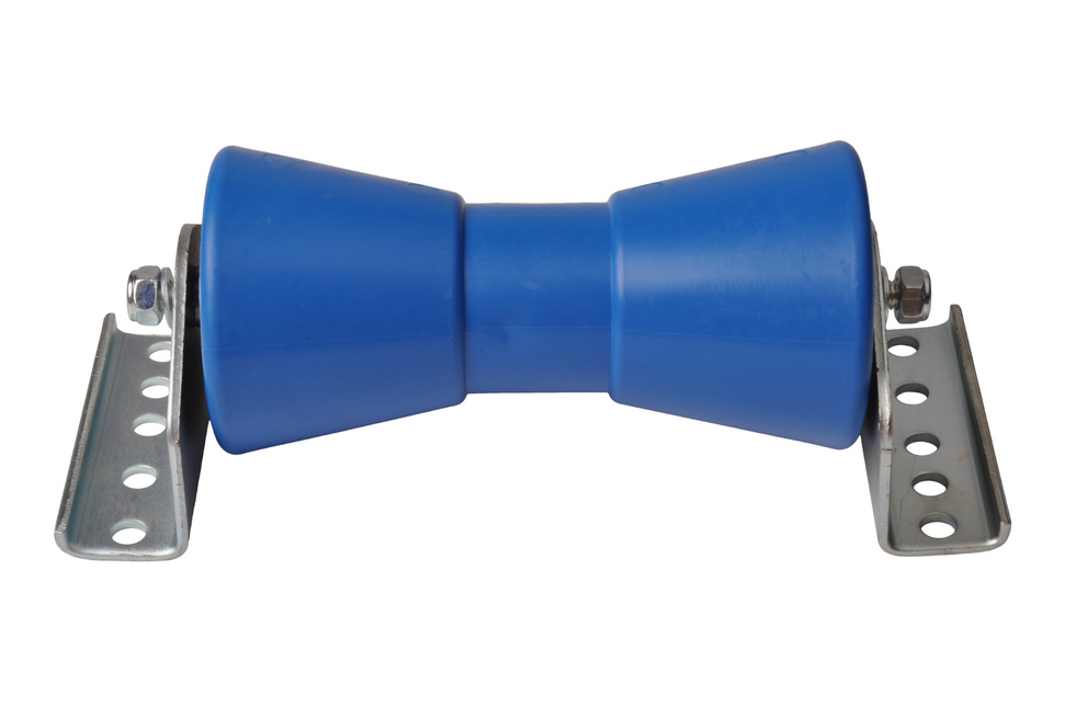 Cantonal 200x85 mm Kielrollensatz - blau - komplett auf Träger