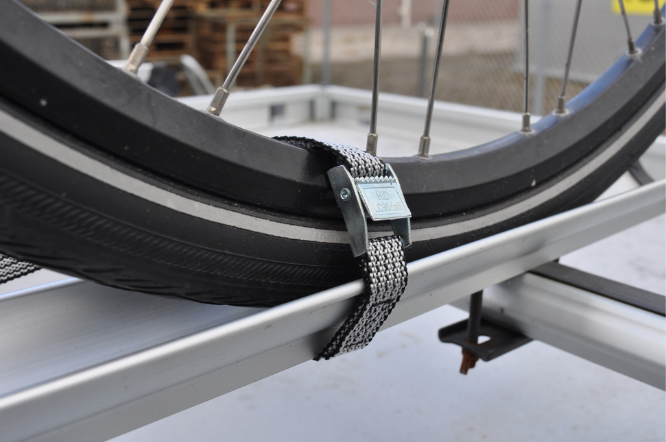 Cantonal 4 Stück Spanngurt - 80x1,6 cm - grau - Bruchlast 150 kg