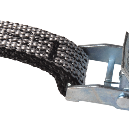 Cantonal 4 Stück Spanngurt - 80x1,6 cm - grau - Bruchlast 150 kg