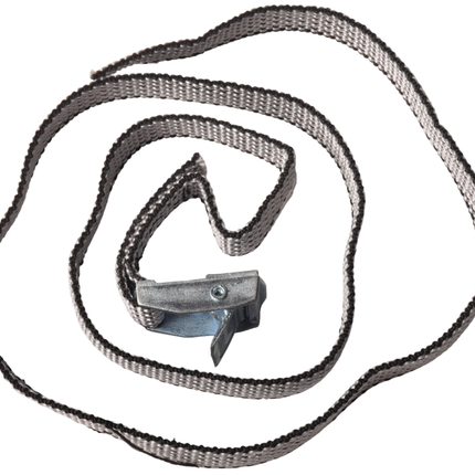 Cantonal 4 Stück Spanngurt - 80x1,6 cm - grau - Bruchlast 150 kg