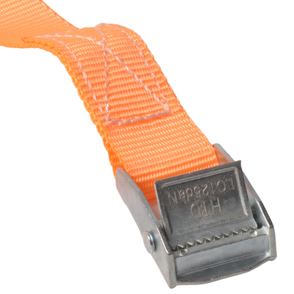 Cantonal 4 Stück Spanngurte- 195x2,5 cm - orange - Bruchlast 250 kg - 2-teilig