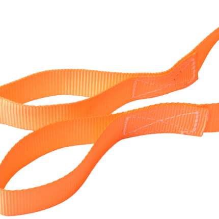 Cantonal 4 Stück Spanngurte- 195x2,5 cm - orange - Bruchlast 250 kg - 2-teilig