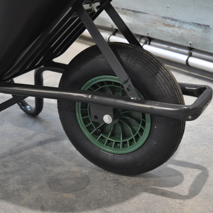Cantonal 4.00-8 Schubkarrenrad - Luftbereifung und Kunststoff-Felge - 250 kg Tragfähigkeit - 20 mm Achsloch/Nabendurchmesser - inkl. Rollenlager